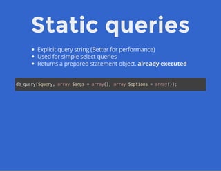Database API, your new friend | PPT