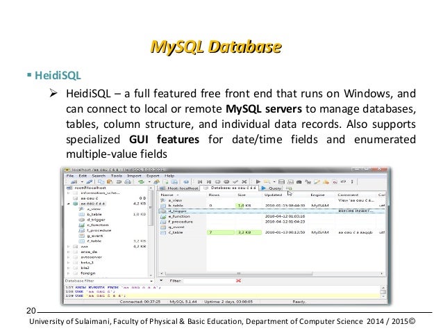 database application