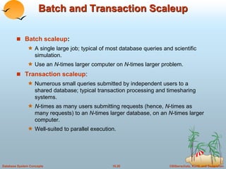 Batch Scale Up Database architecture | PPTX