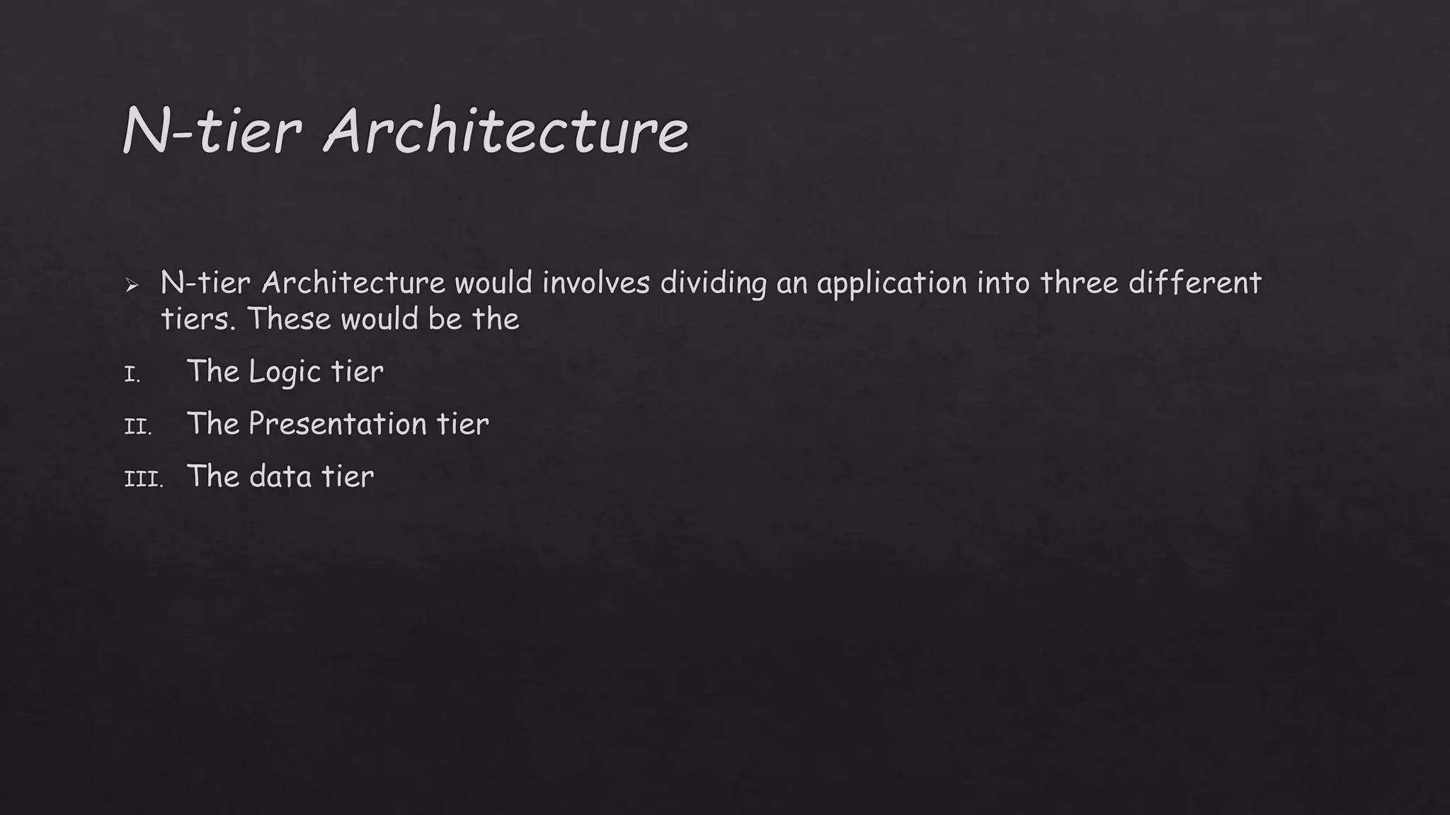 Database architecture
