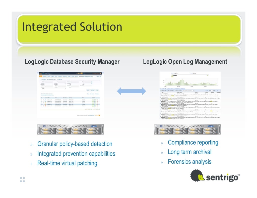 Integrated Solution LogLogic Database Security