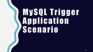 Database Automation with MySQL Triggers and Event Schedulers | PDF