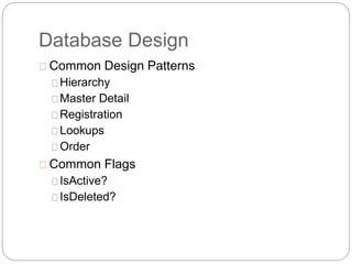 Database basics | PPTX