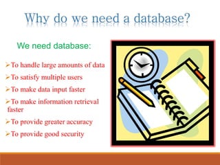 Database basics