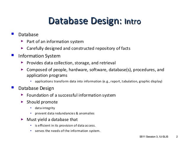 Database Conceptual Design