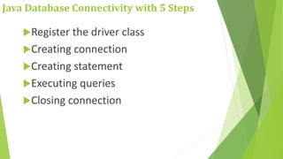 Database connect | PPTX