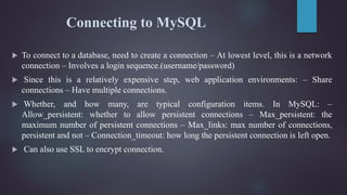 Database Connectivity in PHP | PPTX