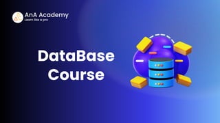 DataBase
Course
 
