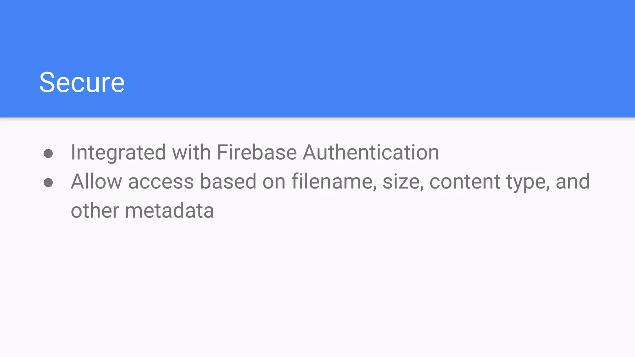 Database data storage hosting with firebase ppt