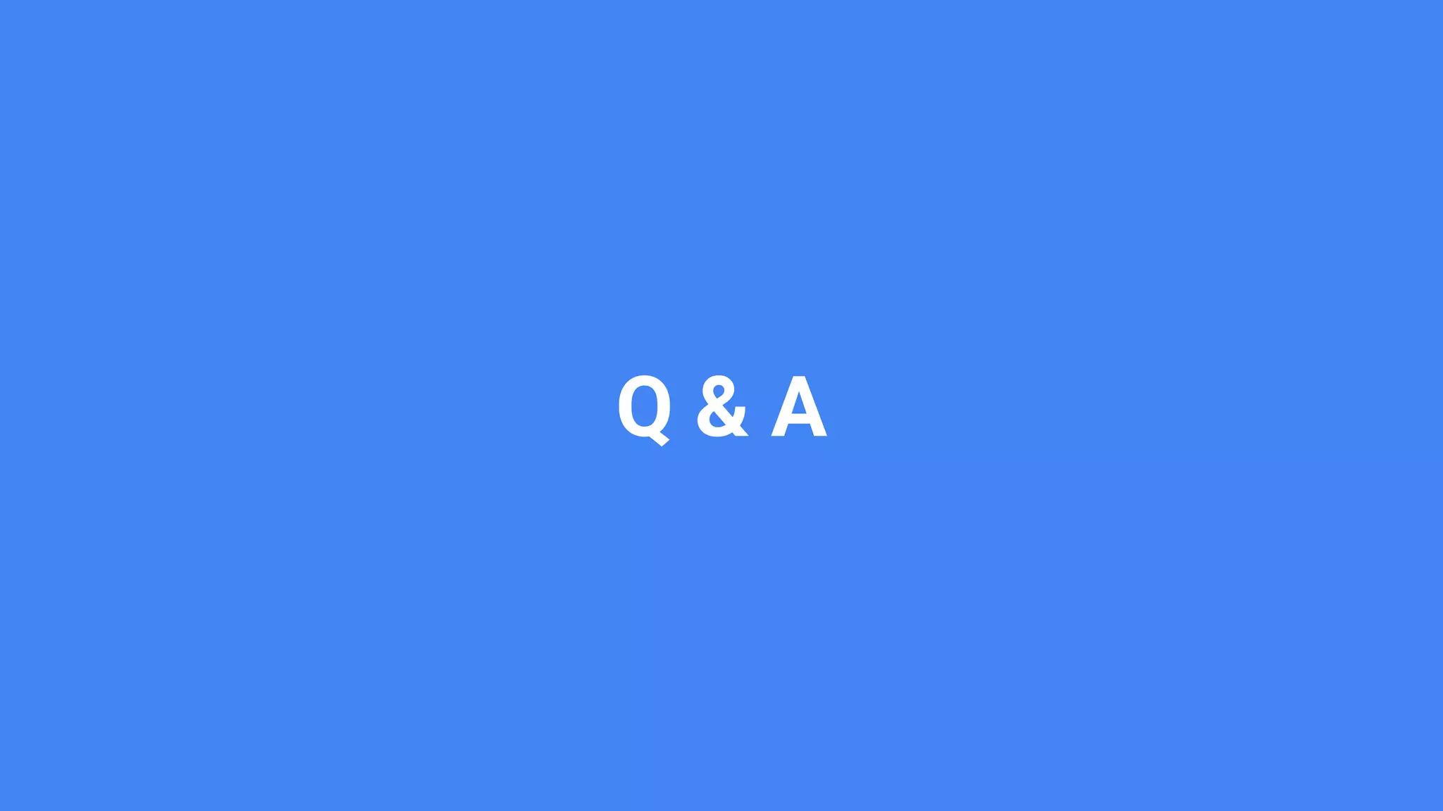 Q & A