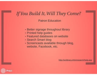 Database Delivery: Making the Most of Your Library's Databases | PDF