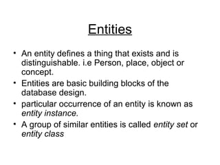 Database design | PPT