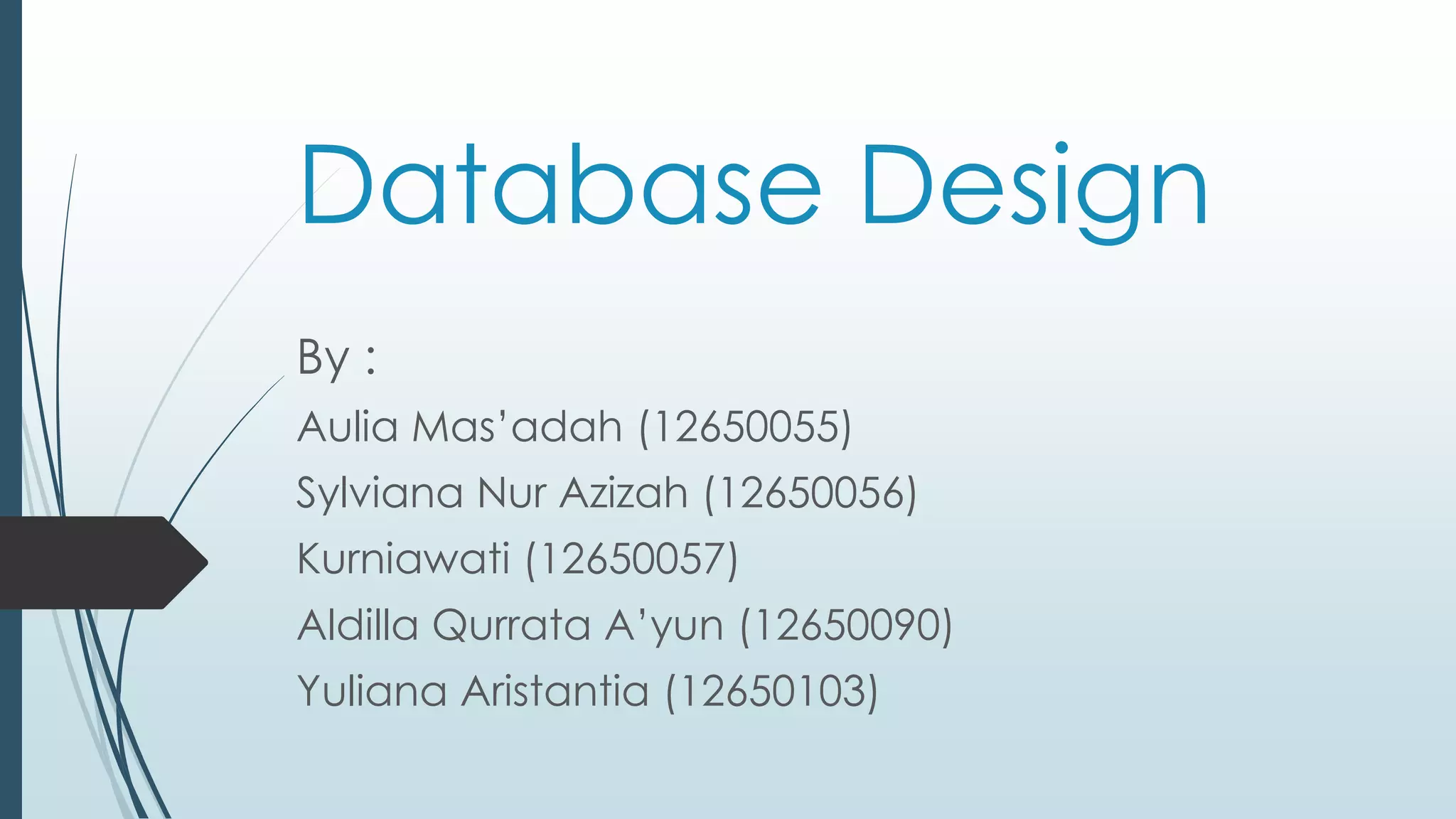 Database design | PPT