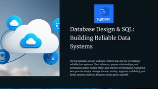 Database Design and SQL Building Reliable Data Systems.pdf.pdf