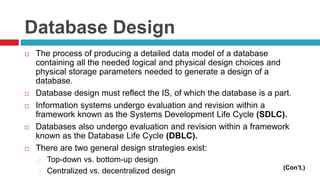 Database design process | PPTX