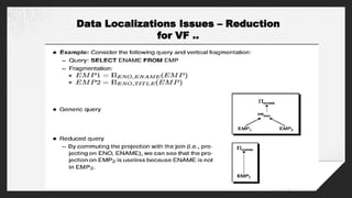 data localization in database query processing | PPT