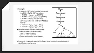 data localization in database query processing | PPT