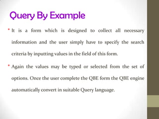 Defining access control for security purpose.Data Definition Language (DDL)In short every thing about the database structure is included in its schema. 
