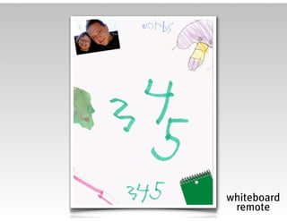 whiteboard
 remote
 
