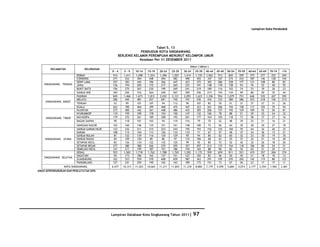 Database Kota Singkawang 2011