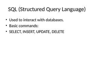 Comprehensive Introduction to Databases and DBMS Concepts | PPTX