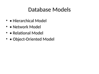 Comprehensive Overview of Database Systems and Management | PPTX