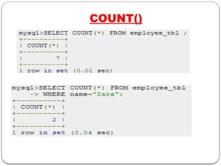 COUNT()
 