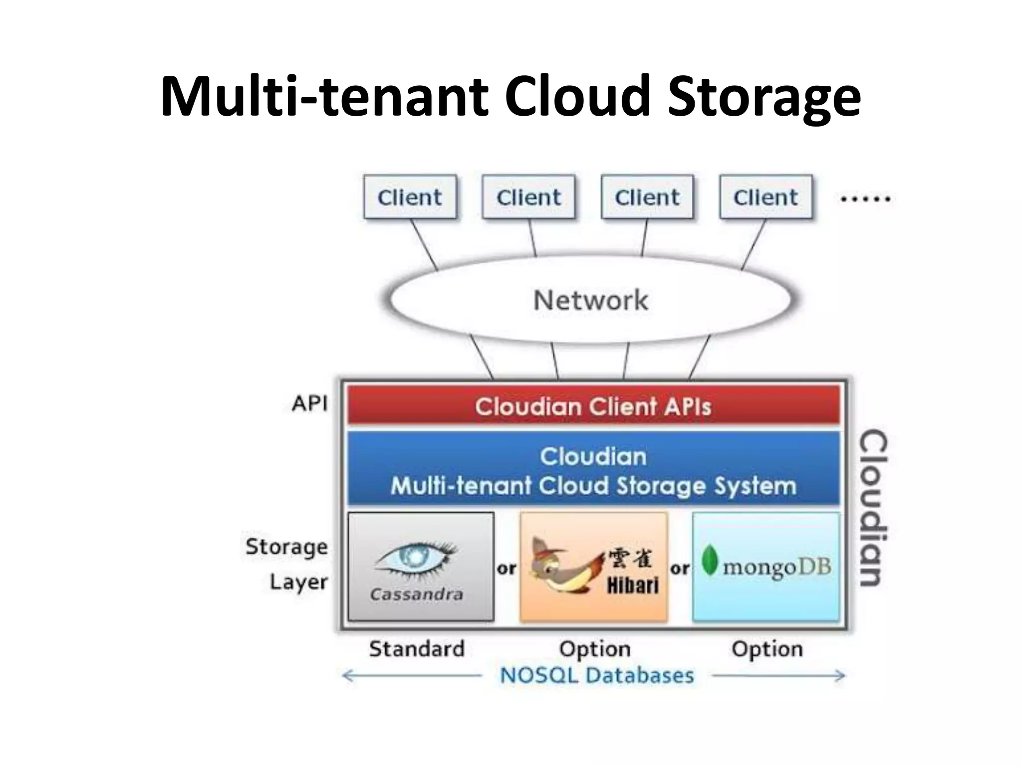 Multi-tenant Cloud Storage
 