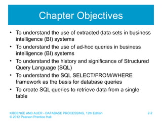 Database management chapter 2 power point | PPT