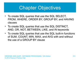 Database management chapter 2 power point | PPT