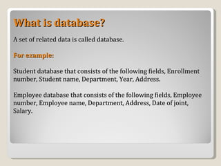 Database management system | PPT