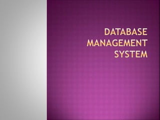 Database management system | PPT