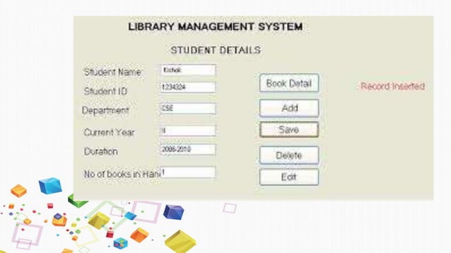 Library Database management system