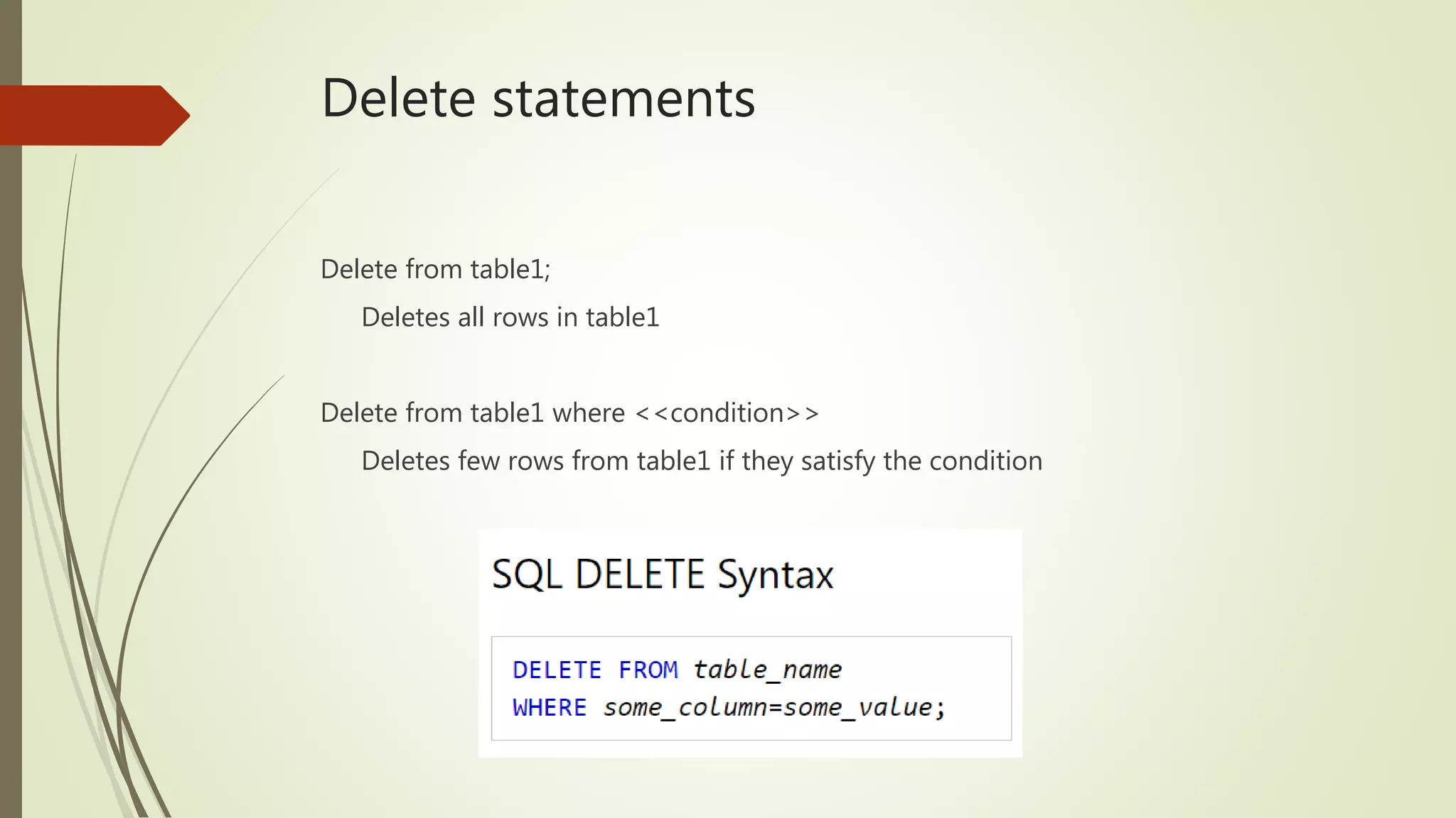 Database Management System - SQL beginner Training | PPT