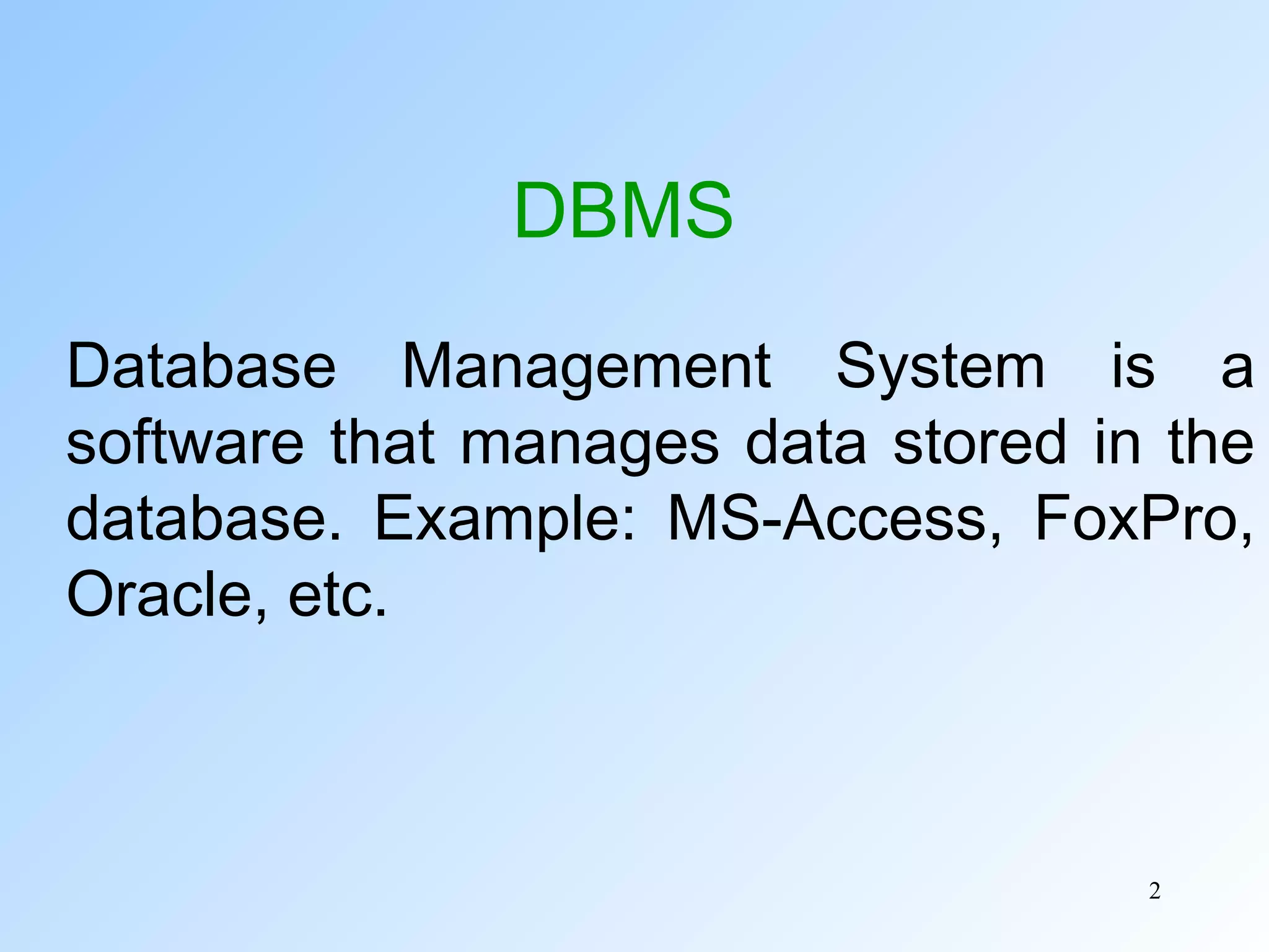 Database management system | PPT