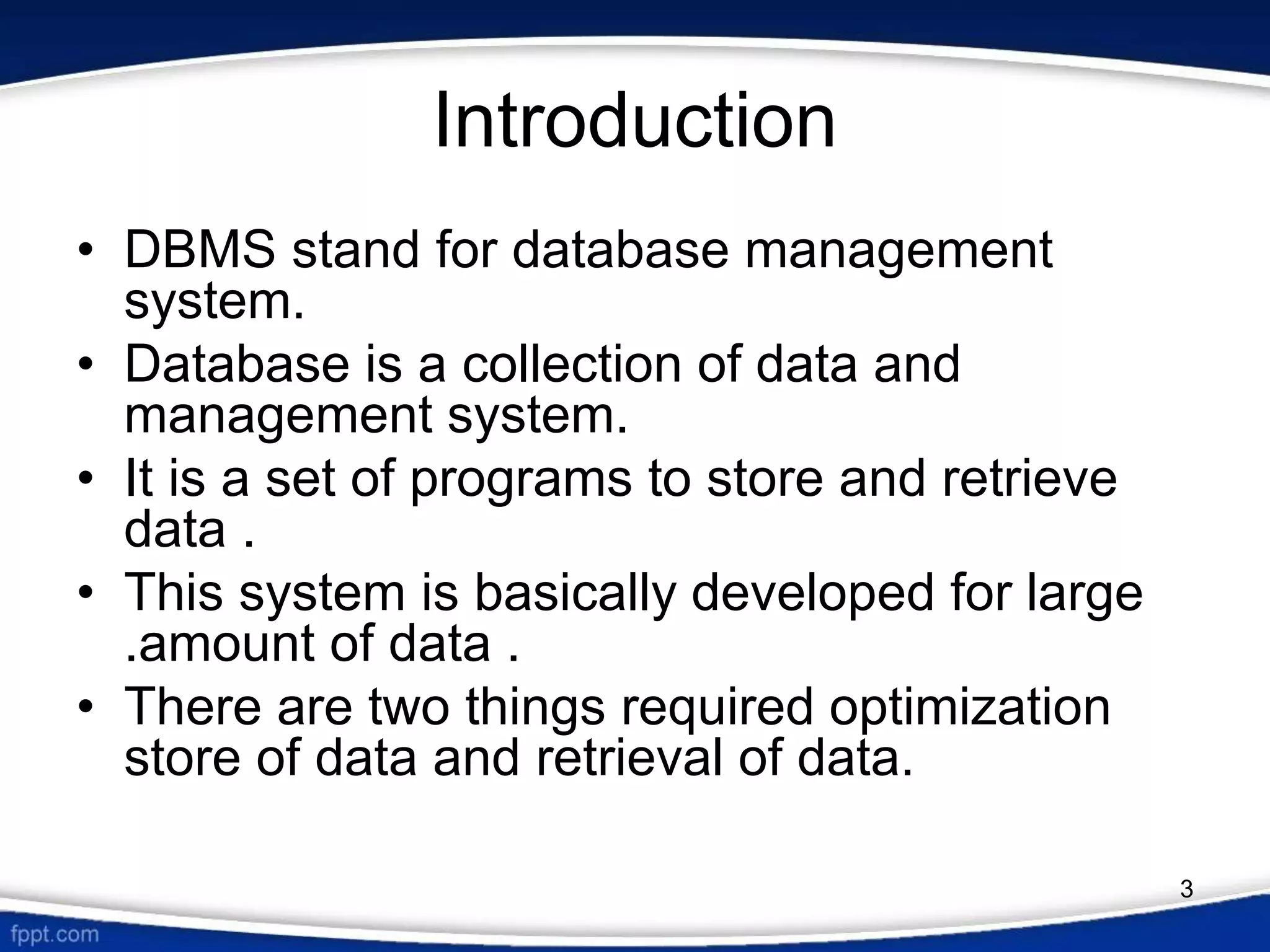 Database management system | PPT