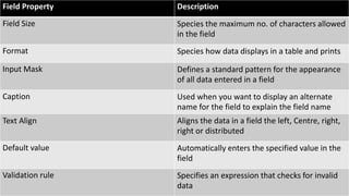 Character Field Record File Database Database management system | PDF