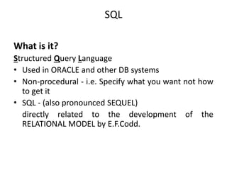 Introduction to Database Management Systems: Structure, Applications ...