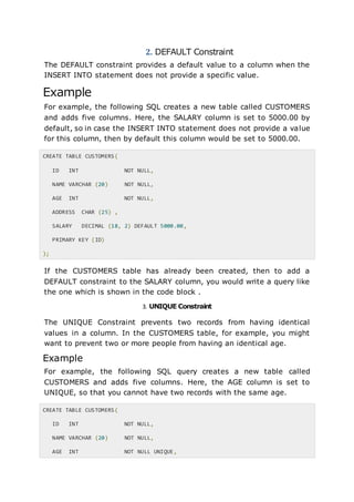 Database management system by Gursharan singh | DOCX