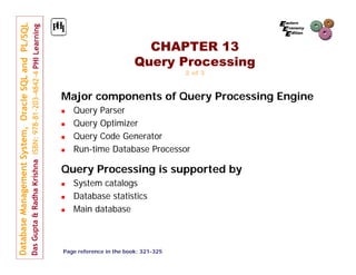 Database management system chapter13 | PPT