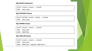 Database Management Systems and SQL SERVER Multiple tablees.pptx