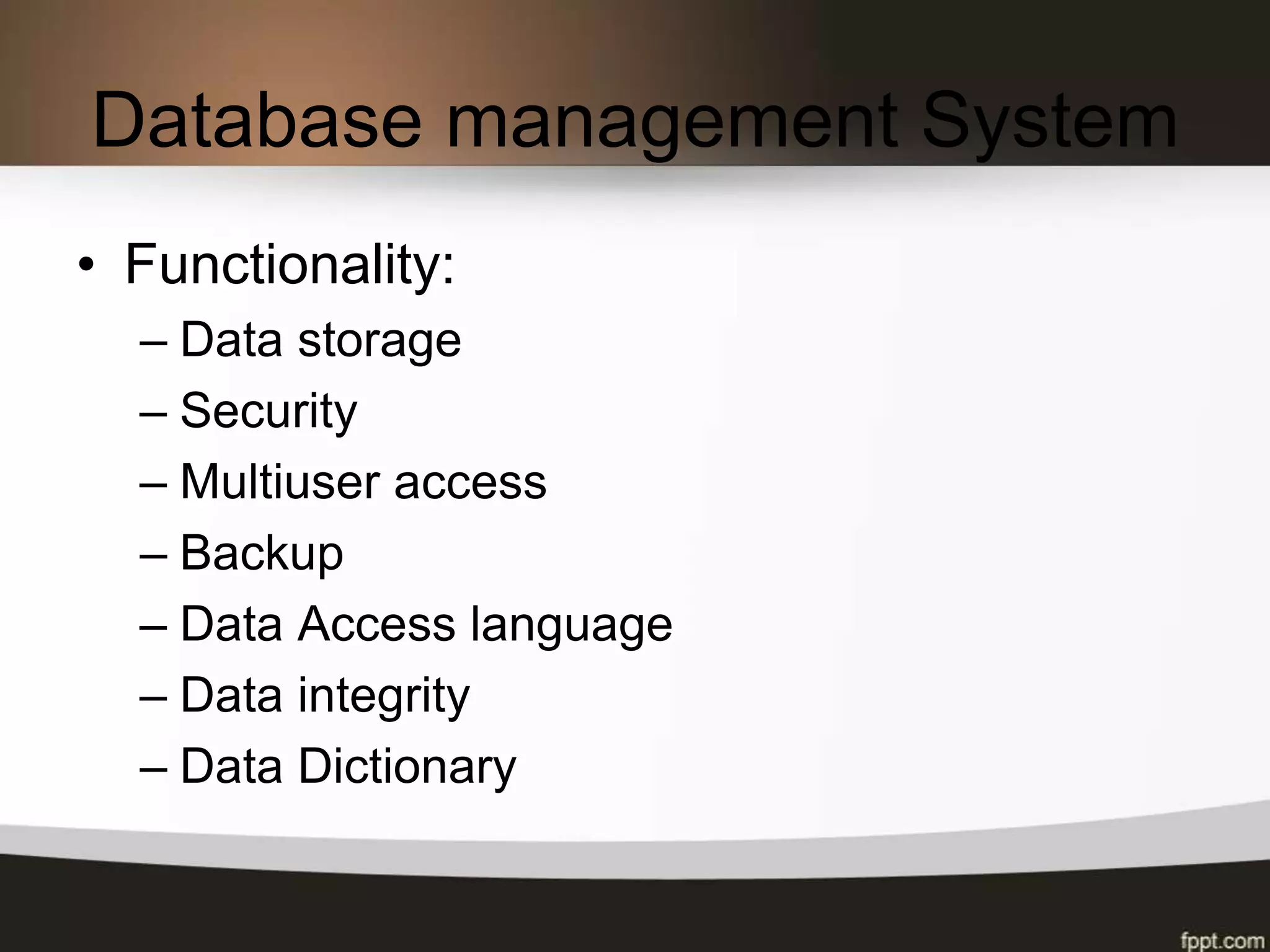 Oracle Database Management System