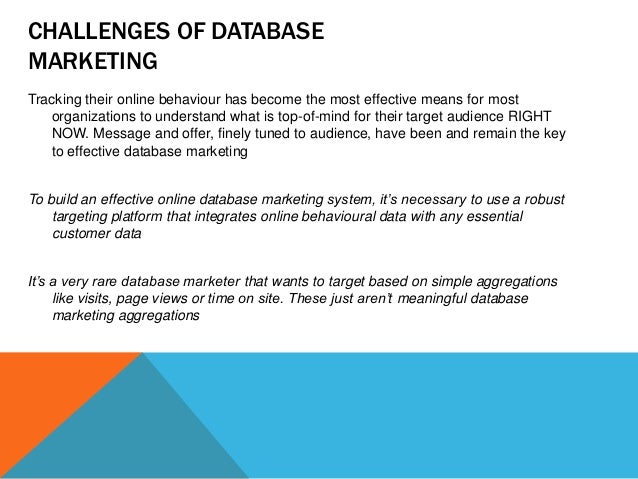 database marketing