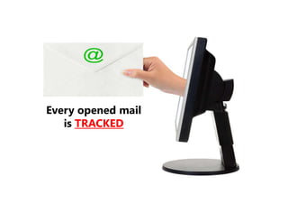Every opened mail
   is TRACKED
 