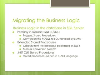 Database migration | PPT