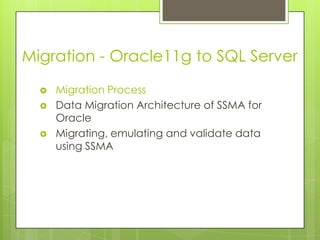 Database migration | PPT