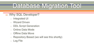 Database Migration using Oracle SQL Developer: DBA Stuff for the Non ...