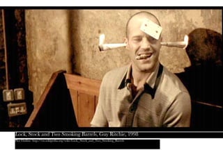 Plot Outline: http://en.wikipedia.org/wiki/Lock,_Stock_and_Two_Smoking_Barrels
Lock, Stock and Two Smoking Barrels, Guy Ritchie, 1998
 