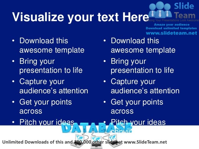 database networking computer power point templates themes and backgro… database networking computer power point templates themes and backgro…, Database Presentation Template, Presentation templates