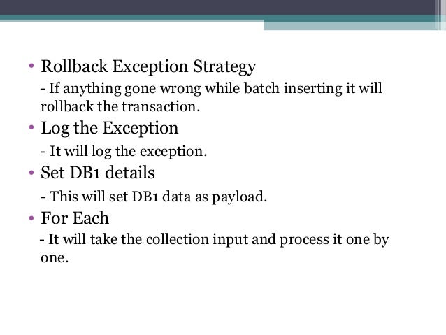 Database Operation With Nested Transaction Handling